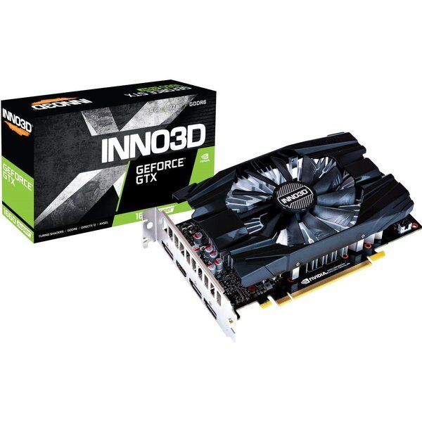 

Видеокарта INNO3D GeForce GTX1660 SUPER 6Gb GDDR6 Compact (N166S1-06D6-1712VA29)
