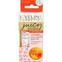 Eveline Cosmetics Juicy kisses: интенсивно увлажняющий бальзам для губ - mango smoothie 12 мл