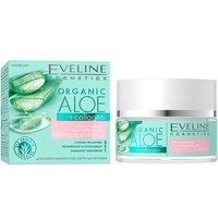 Eveline Cosmetics Увлажняюще-успокаивающий крем-гель для лица для нормальной и чувствительной кожи серии organic aloe+co
