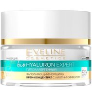 Eveline Cosmetics Гіпоалергенний крем-концентрат, що заповнює зморшки, з ліфтинг-ефектом 50+ серії biohyaluron expert, 5
