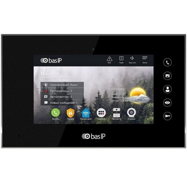 

IP видеодомофон BAS-IP AQ-07LL Black (AQ-07LL_B)