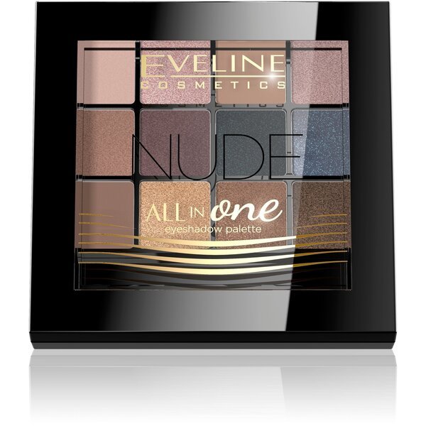 

Eveline Cosmetics Тени для век all in one: набор 1-nude палитра 12 штук