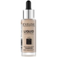 Eveline Cosmetics Liquid control: інноваційна рідка тональна основа №005 – ivory 32 мл
