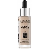 Eveline Cosmetics Liquid control: інноваційна рідка тональна основа №010 – light beige 32 мл