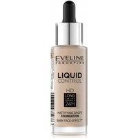 Eveline Cosmetics Liquid control: інноваційна рідка тональна основа №020 – rose beige 32 мл