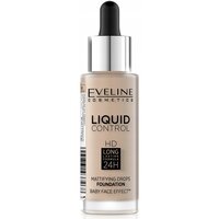 Eveline Cosmetics Liquid control: інноваційна рідка тональна основа №030 – sand beige 32 мл
