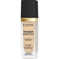 Eveline Cosmetics Адаптуюча тональна основа – 05 light porcelain серії wonder match, 30мл