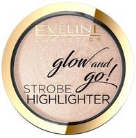 Eveline Cosmetics Glow and go!: запеченный хайлайтер для лица – 01 сhampagne 8,5 гр.