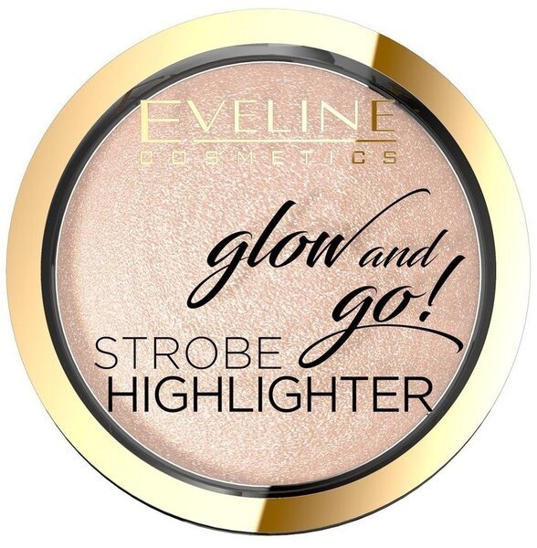 

Eveline Cosmetics Glow and go!: запеченный хайлайтер для лица – 01 сhampagne 8,5 гр.