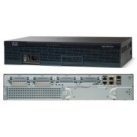 Маршрутизатор Cisco 2911 w/3 GE, 4 EHWIC, 2 DSP, 1 SM, 256MB CF, 512MB DRAM, IPBase (CISCO2911/K9)