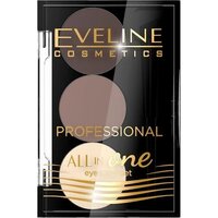 Eveline Cosmetics Профессиональный набор для стилизации и макияжа бровей №1 серии all in one