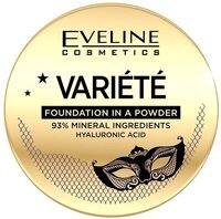 Eveline Cosmetics Минеральная компактная пудра для лица №10 ivory серии variete, 8 гр