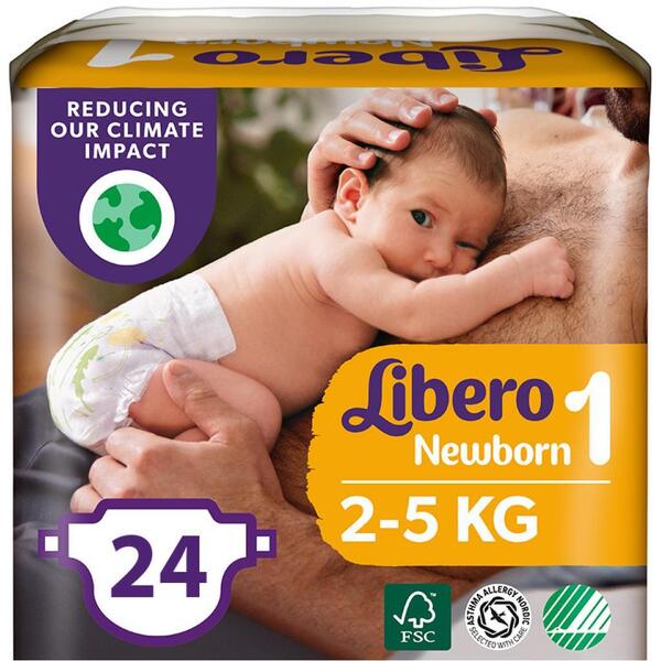 

Подгузник детский Libero Newborn 1 24шт