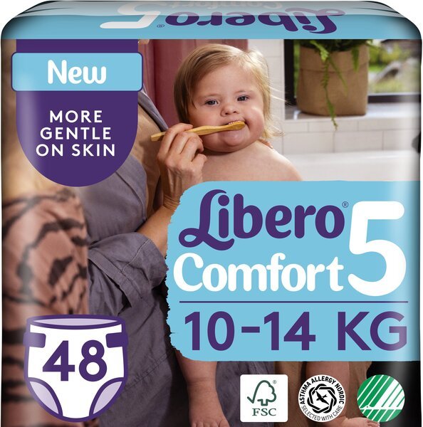

Подгузник детский Libero Comfort 5 48шт