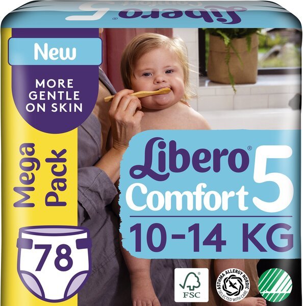 

Подгузник детский Libero Comfort 5 78шт