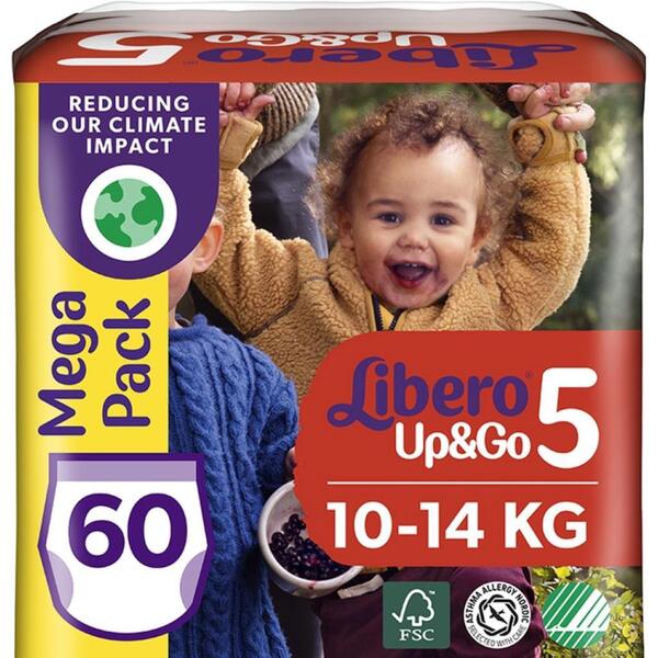 

Подгузник детский Libero Up&Go 5 60шт
