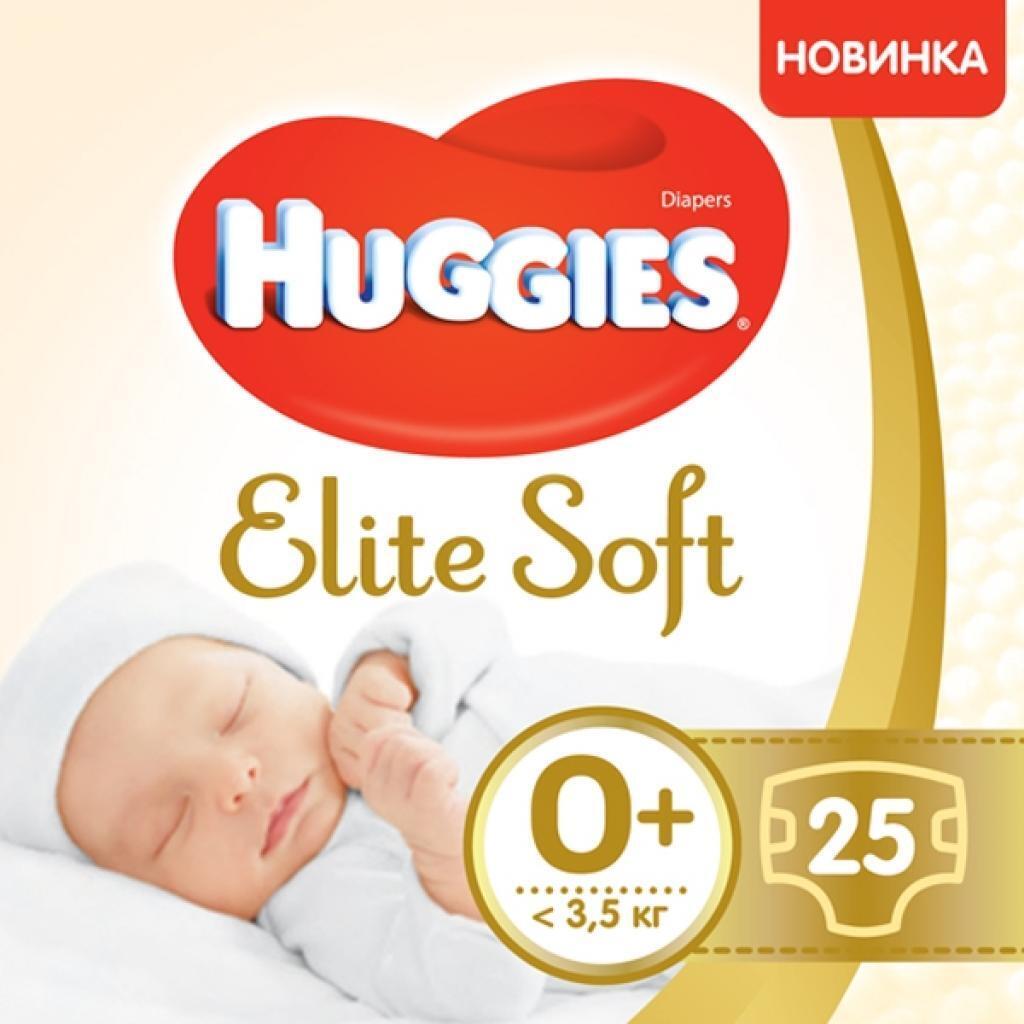 

Подгузники Huggies Elite Soft 0+ до 3.5 кг 25 шт Conv