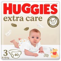 Подгузники Huggies Extra Care 3 6-10кг 40шт