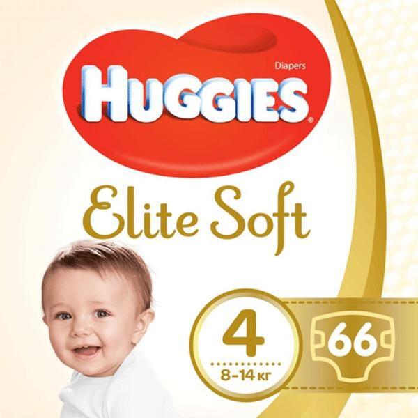 

Подгузники Huggies Elite Soft 4 Mega 66шт