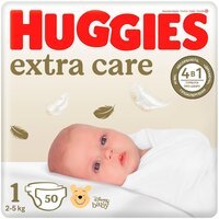 Підгузки Huggies Elite Soft 1 для новонароджених (3-5 кг), 50 шт