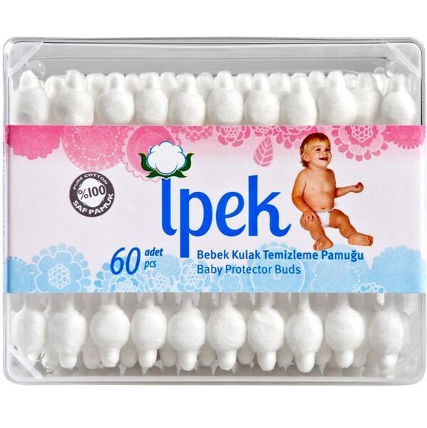 

Палочки ватные детские Ipek 60шт