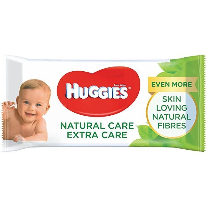 

Салфетки влажные Huggies Natural Care Extra Care 56шт