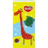 Платочки носовые детские Ruta без аромата 3 слоя 10шт