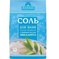ЖЕЛАНА Соль для ванн ЭВКАЛИПТ 500г