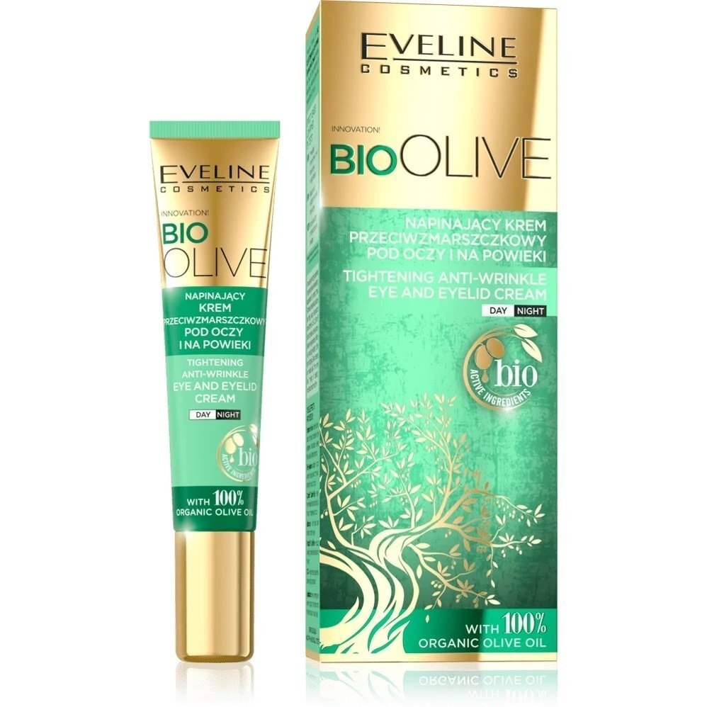 

Eveline Cosmetics Укрепляющий крем против морщин вокруг глаз день/ночь серия bio olive, 20 мл