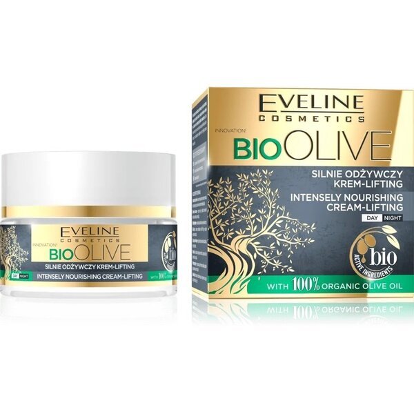 

Eveline Cosmetics Интенсивно питательный крем-лифтинг день/ночь серия bio olive, 50 мл