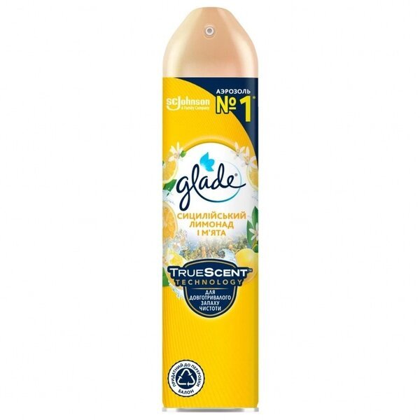 

Glade Освежитель воздуха Сицилийский лимонад и мята 300мл
