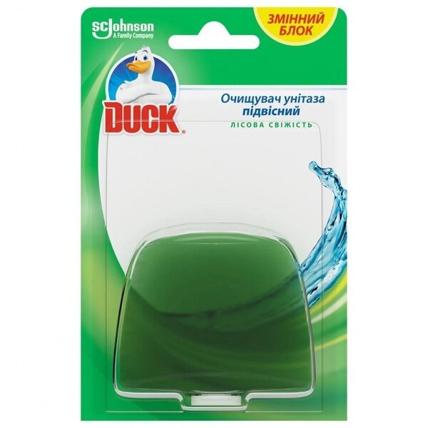 

Туалетный утенок Подвесной блок для унитаза Лесная свежесть сменный блок