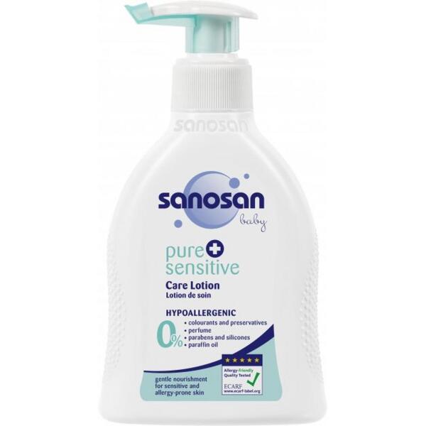 

Sanosan pure & sensitive Care Lotion Детский лосьон для чувствительной кожи, 200 мл