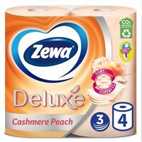 Туалетная бумага Zewa Deluxe Персик персиковый 4 шт