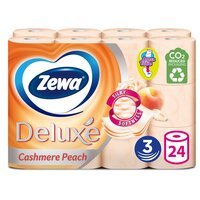 Папір туалетний Zewa Deluxe Персик персиковий 24 шт