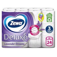 Туалетная бумага Zewa Deluxe Лаванда белая 24 шт