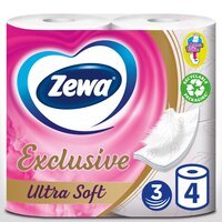 Туалетная бумага Zewa Exclusive ultra soft 4 шт