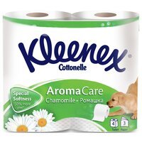 Туалетная бумага Kleenex Белая с ароматом Ромашки 4*10 шт