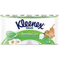 Туалетний папір Kleenex Білий з ароматом Ромашки 8*5 шт