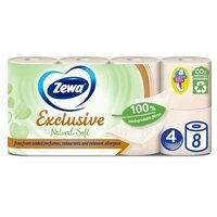 Туалетная бумага Zewa Exclusive Natural soft 8 шт