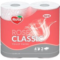 Ruta Туалетная бумага Classic Rose 4рул 2-слойная