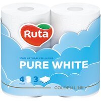 Ruta Туалетная бумага Pure White 4шт