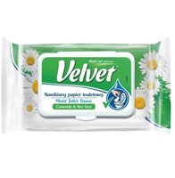 Velvet Влажная туалетная бумага Ромашка 42 листа