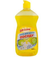 San Clean Средство для мытья посуды Лимон 500г