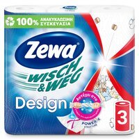 Бумажные полотенца Zewa Wisch&Weg Design 2 слоя 3шт