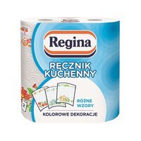 Regina полотенце бумажное с декором 2 слоя 44 отрыва