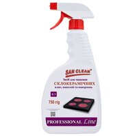 San Clean для стеклокерамических плит 750г распылитель