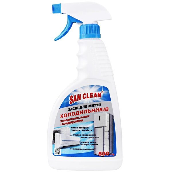 San Clean для холодильников и кондиционеров 500г распылитель – купить в ...