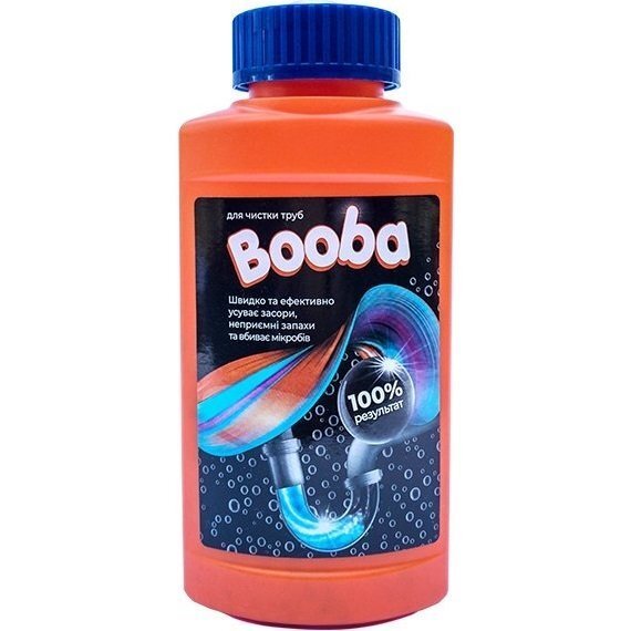 

Booba моющее средство для чистки и повышения проходимости канализационных труб 500 г
