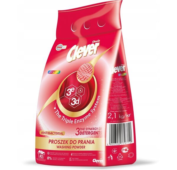 

Clever Стиральный порошок Color 2,1 кг